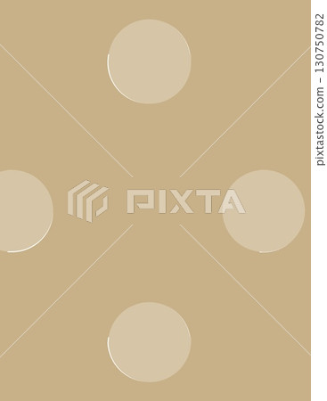 abstract beige background with four large circular shapes in soft tones 130750782