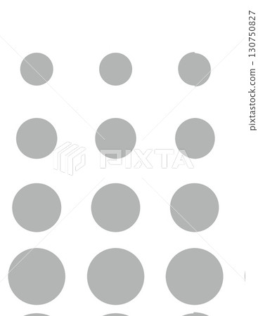 minimalistic pattern of evenly spaced gray circles arranged in a grid for modern design minimalistic pattern of evenly spaced gray circles arranged in a grid for modern design 130750827