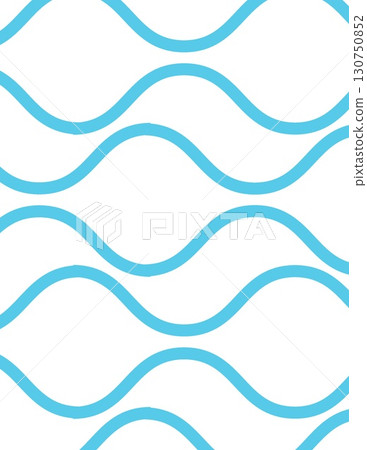 seamless blue wave pattern with flowing curves for background design seamless blue wave pattern with flowing curves for background design 130750852