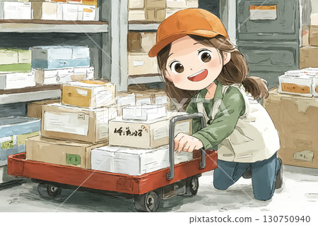 Miyu系列：食品物流Miyu在保冷倉庫使用推車 130750940