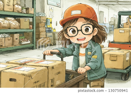 Miyu系列：食品物流Miyu在保冷倉庫使用推車 130750941