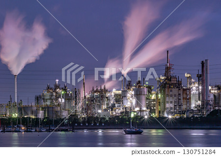 Kinuura Port Factory Night View 130751284