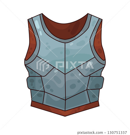 illustration of armor illustration of armor 130751337