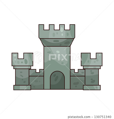 illustration of castle 130751340