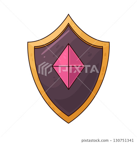 illustration of shield illustration of shield 130751341