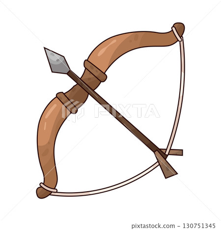 illustration of archery 130751345