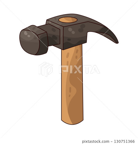 illustration of blacksmith hammer illustration of blacksmith hammer 130751366