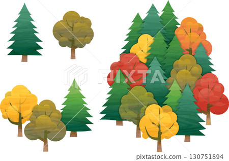 Northern Trees: Autumn 130751894