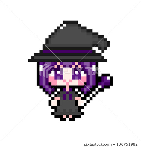 像素藝術人物女巫服裝短髮女孩01(7) 像素藝術人物女巫服裝短髮女孩01(7) 130751982