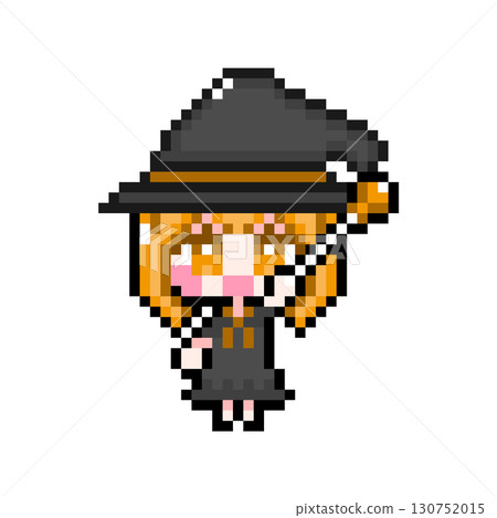 Pixel art character Witch costume short hair girl 03 (8) Pixel art character Witch costume short hair girl 03 (8) 130752015