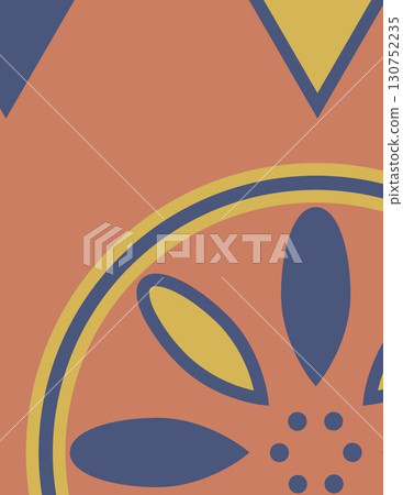 abstract geometric pattern with bold colors and shapes suitable for design abstract geometric pattern with bold colors and shapes suitable for design 130752235
