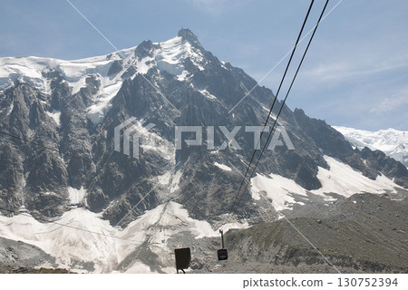 Switzerland-France Trip - View of the Alps from the Ropeway (Mont Blanc, Aiguille du Midi) 130752394
