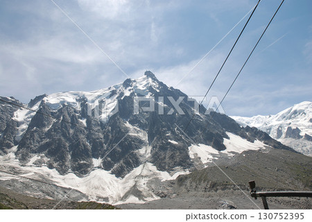 Switzerland-France Trip - View of the Alps from the Ropeway (Mont Blanc, Aiguille du Midi) 130752395