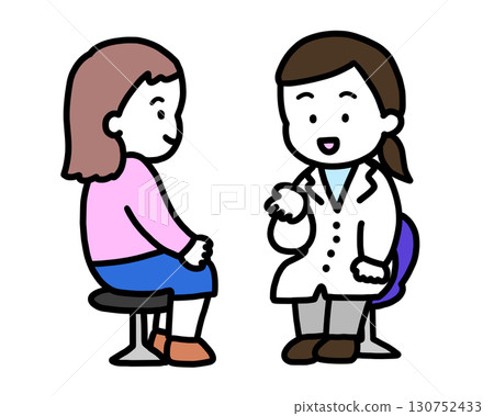 Female doctor interview 130752433