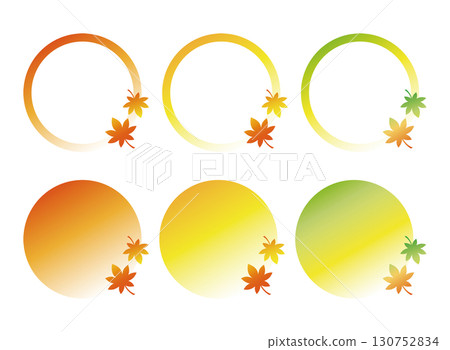 楓木日式圓框組-漸變色 楓木日式圓框組-漸變色 130752834