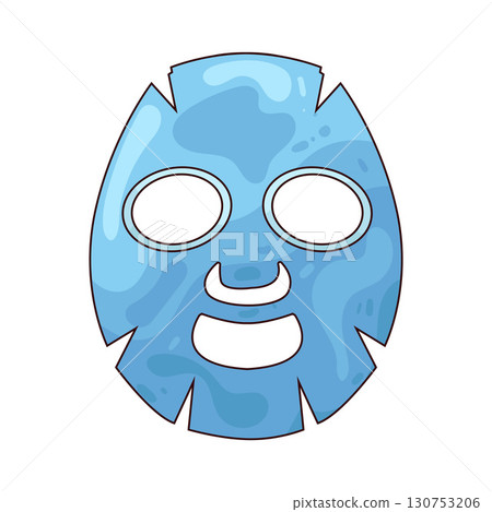 illustration of sheet mask 130753206