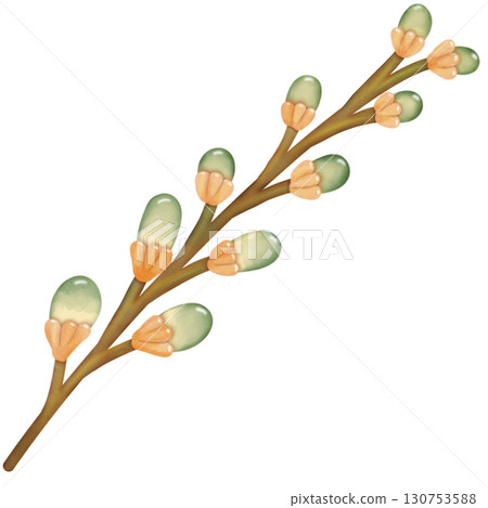 Colorful illustration of pumpkins and autumn leaves in warm shades and element perfect for seasonal decorations and fall themes. Colorful illustration of pumpkins and autumn leaves in warm shades and element perfect for seasonal decorations and fall themes. 130753588