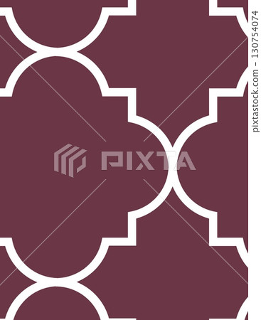 intricate geometric tile pattern with elegant arabesque design and maroon color scheme intricate geometric tile pattern with elegant arabesque design and maroon color scheme 130754074
