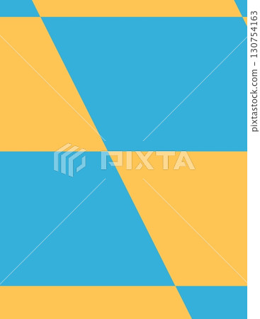 geometric abstract pattern with blue and yellow triangles and stripes design geometric abstract pattern with blue and yellow triangles and stripes design 130754163