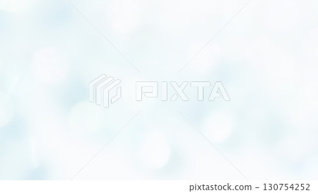 Light blue, pale, sparkling, fluffy gradient background texture material. Soft, refreshing balls of light. 130754252