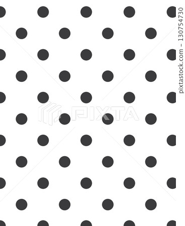 black dots pattern with varied spacing on white background 130754730