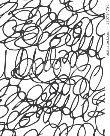 abstract black and white tangled line art design with intricate loops and swirls abstract black and white tangled line art design with intricate loops and swirls 130754756