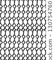 intricate black and white geometric honeycomb pattern with abstract shapes 130754760