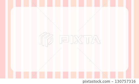 Pink Striped Frame Background Pink Striped Frame Background 130757316