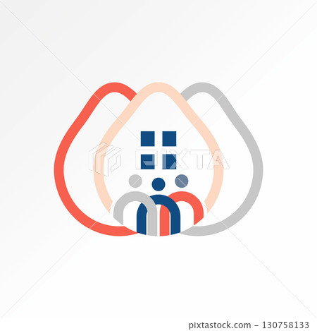 Logo design graphic concept creative premium vector stock image top sell 3 line avocado fruit people hold hands partner vegetable nature home window Logo design graphic concept creative premium vector stock image top sell 3 line avocado fruit people hold hands partner vegetable nature home window 130758133