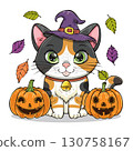 Halloween cat 130758167