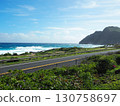 Coastal driving on Oahu, Hawaii 130758697