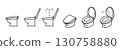 toilet icon set 130758880