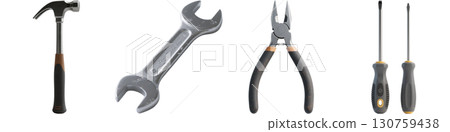 簡單工具插圖集 130759438
