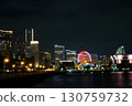 Night view of Minato Mirai from Yamashita Park 130759732