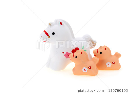 Year of the Horse New Year's Material Cute Horse Parent and Child Year of the Horse New Year's Material Cute Horse Parent and Child 130760193