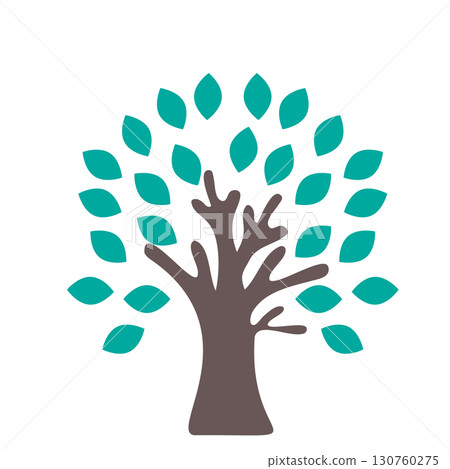 Cute tree illustration Cute tree illustration 130760275