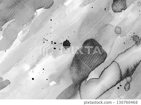 單色水彩的抽象的背景紋理 單色水彩的抽象的背景紋理 130760468