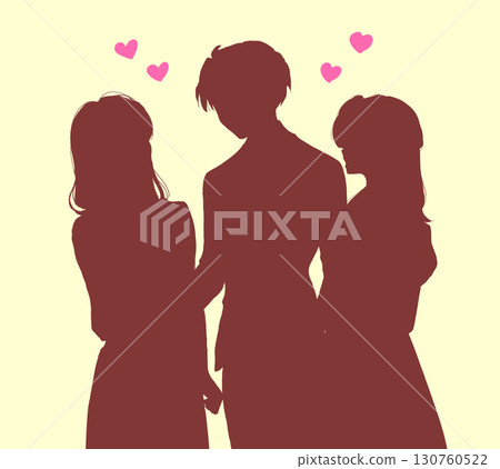 Popular man silhouette 130760522