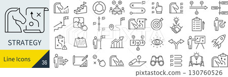 Strategy Icon Set 130760526