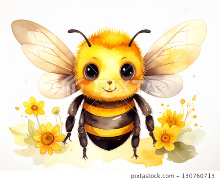 Bee AI 生成的水彩圖標 130760713