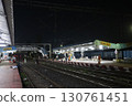 Indian trains operating late at night 130761451