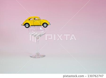 A car I tried riding on with a glass 130762747