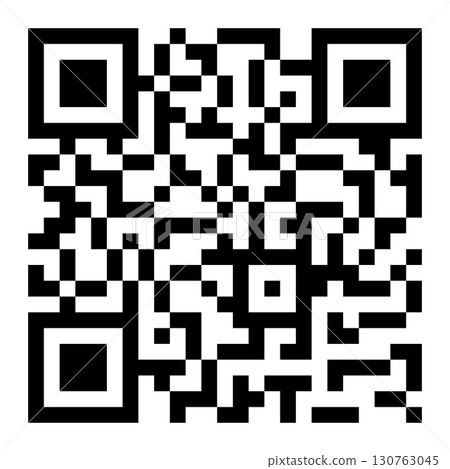 QR Code Icon. Minimalistic black and white QR code icon, isolated on a transparent background. Suitable for digital projects, websites, and print materials. PNG and editable vector illustration QR Code Icon. Minimalistic black and white QR code icon, isolated on a transparent background. Suitable for digital projects, websites, and print materials. PNG and editable vector illustration 130763045