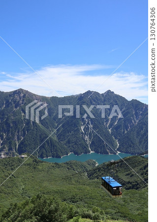 Spectacular view of Mt. Tateyama and Lake Kurobe from Daikanbo 130764306