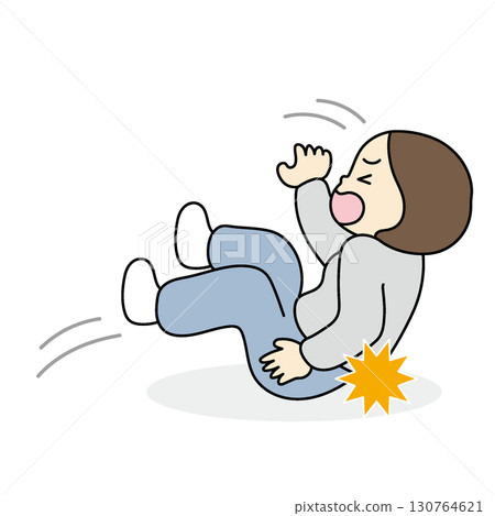 墜落的女人、墜落的老人 130764621