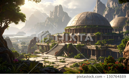 自然景觀與超古代文明的遺址 130764889