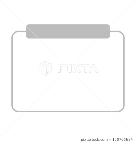 Text Box & Text Area icon element - UI, Web, Chat Bubble flat color vector illustration for Mockups 130765654