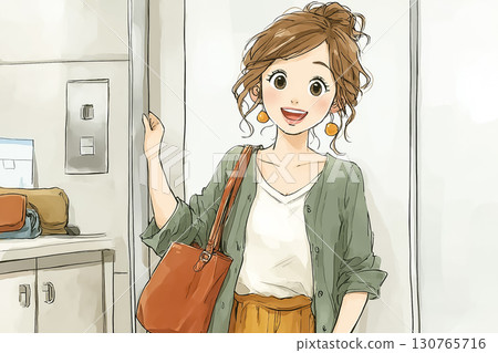 Miyu系列：上班前準備好鞋子和包包 130765716