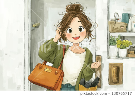 Miyu Series: Prepare your shoes and bag before going to work 130765717