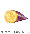 Hand-painted roasted sweet potato 130766120